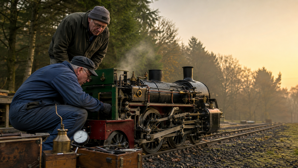 Live Steam Locomotive Engines Turn Steam Pressure Into Motion